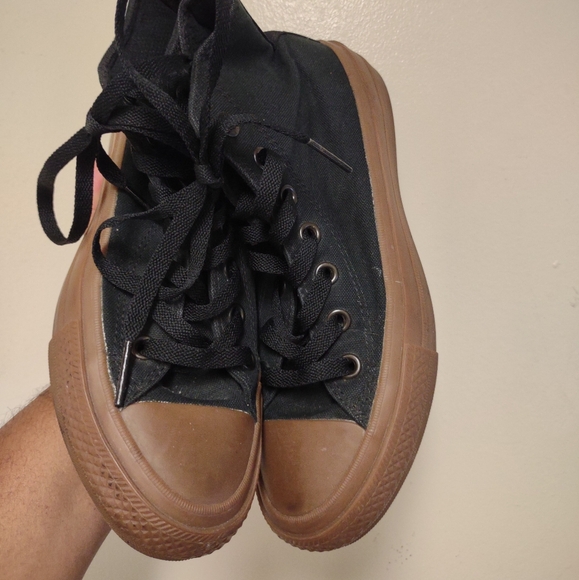 Converse Chuck Taylor Black High top Sneaker Tennis Shoes Size 5 - Picture 4 of 9